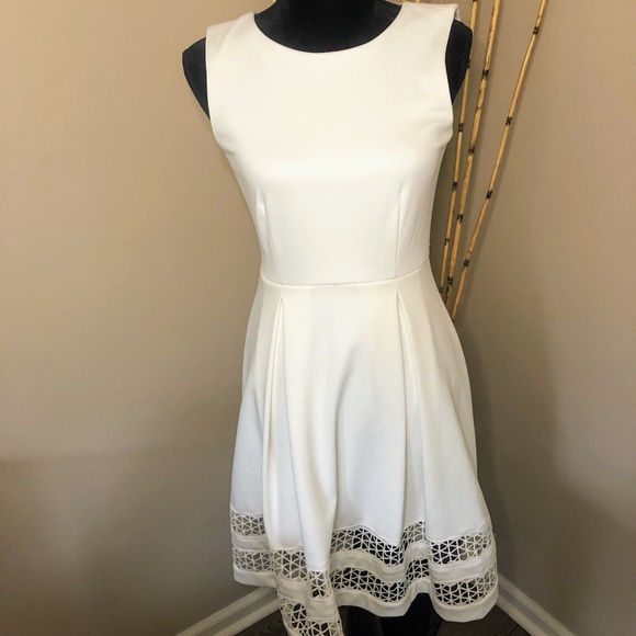 Calvin Klein Dresses & Skirts - Calvin Klein 2 white dress wedding evening lace